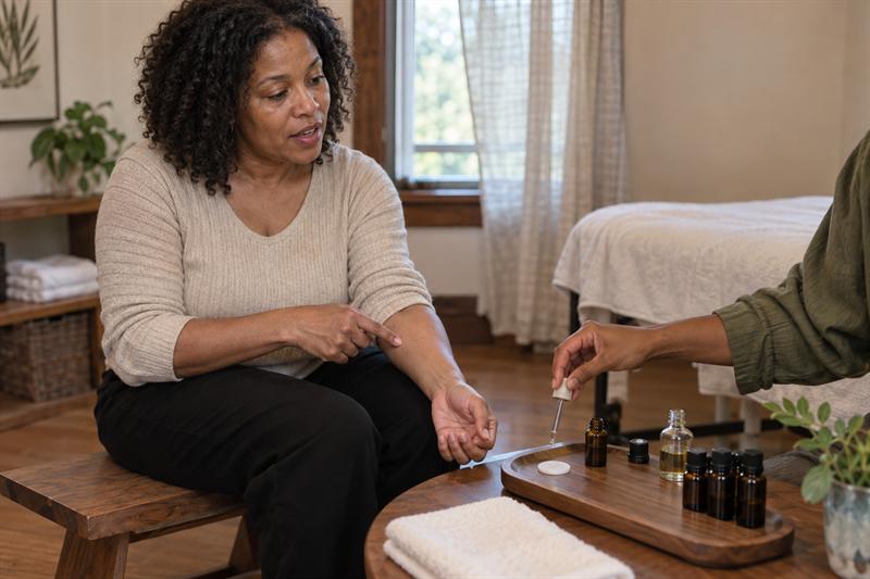Questions to Ask Before an Essential-Oil Wellness Service: Aromatherapy and Raindrop Therapy